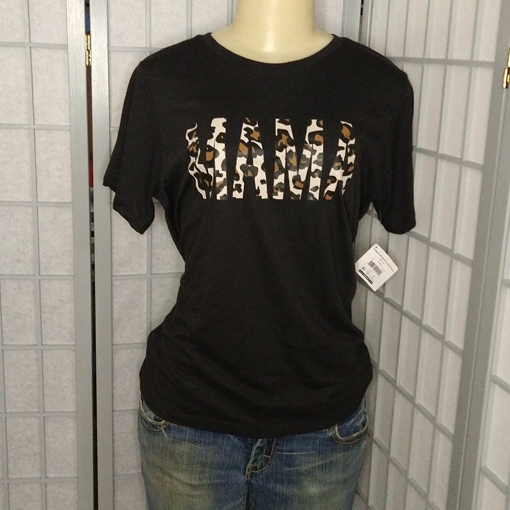 **MAMA cheetah lettering shirt** - Picture 1 of 7